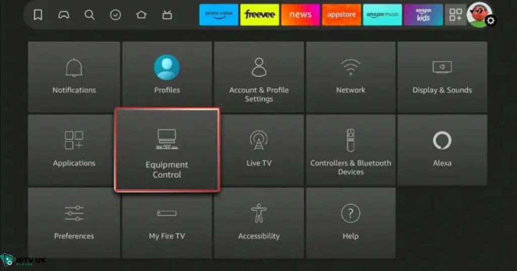 A Firestick remote with the home button highlighted and a TV screen showing the successful pairing confirmation message.