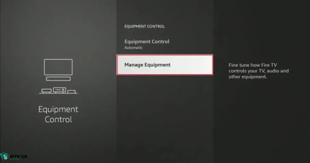 A Firestick remote with the home button highlighted and a TV screen showing the successful pairing confirmation message.