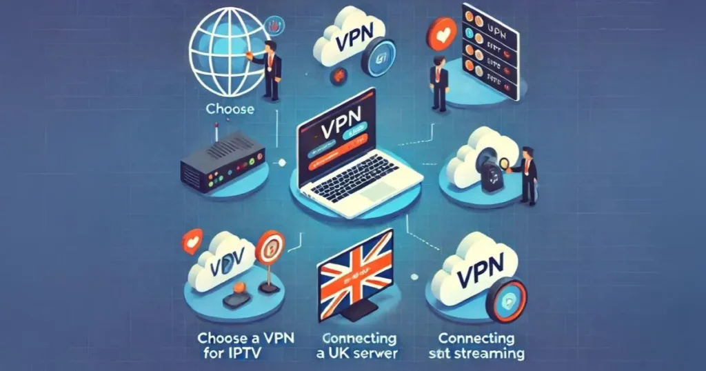 Step-by-step guide to setting up a VPN for IPTV streaming