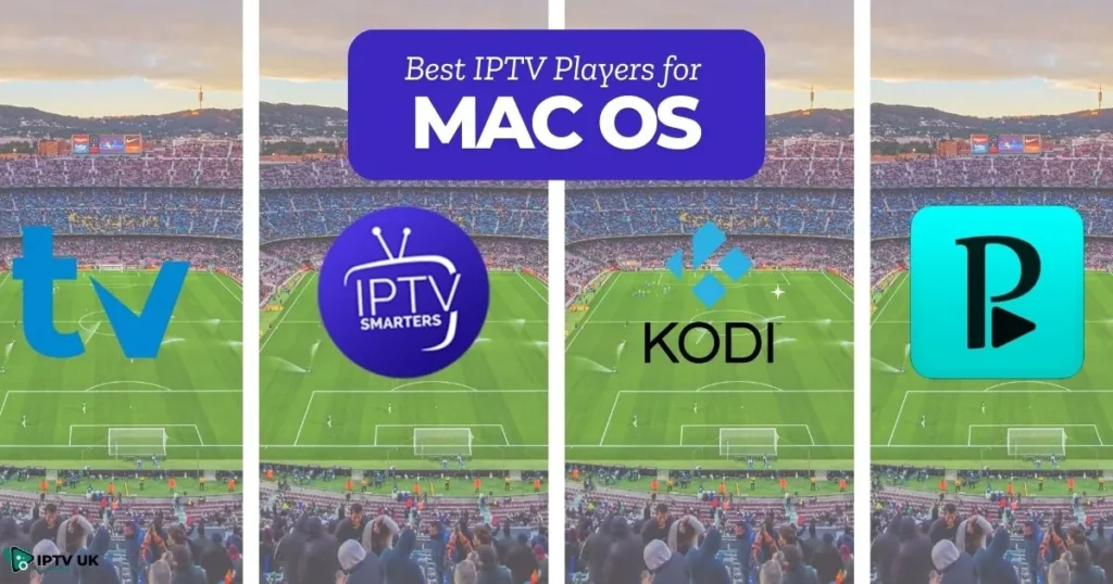 Comparison of the best IPTV players for Mac OS with their features.