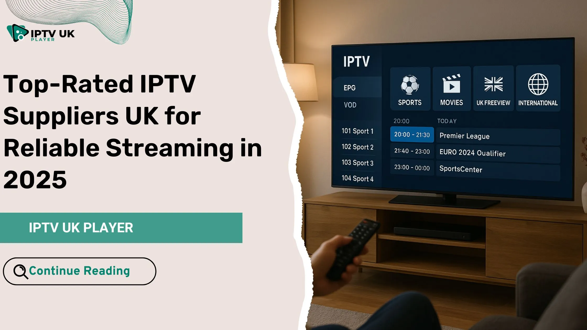 IPTV suppliers UK offering premium home streaming with diverse channel options