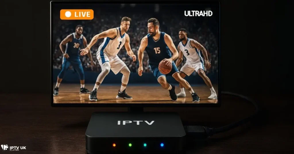 Premium IPTV box for smooth android tv sports streaming.