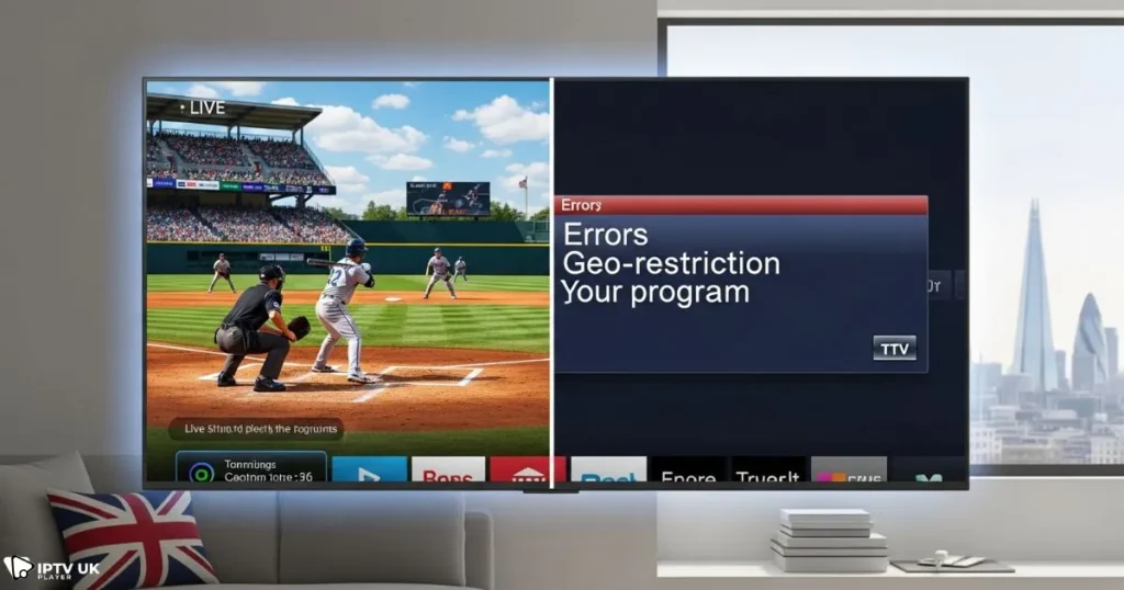 Comparing IPTV and cable streaming for watching baseball top games live in the UK.