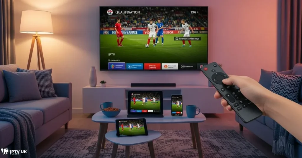 Live world cup streaming of football qualification matches on IPTV devices