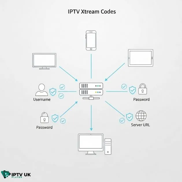 xtream codes login explained with iptv xtream api connection