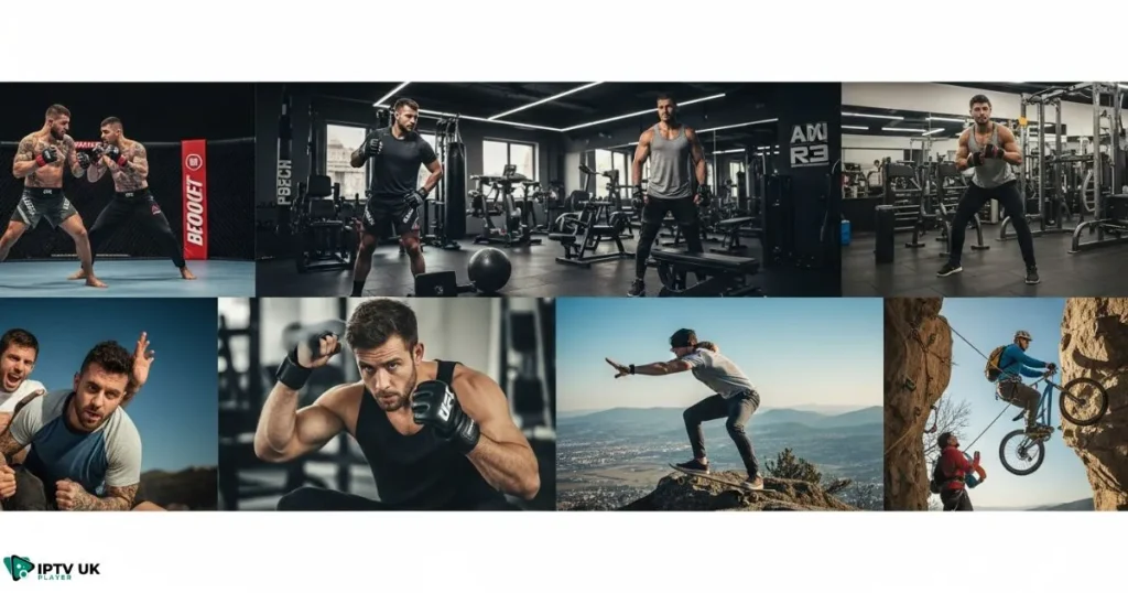 Lifestyle sports channel uk featuring combat sports, fitness, and action content