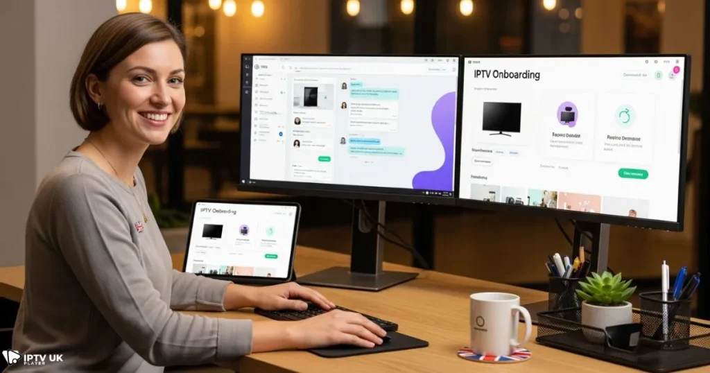 UK support assisting users with the best iptv uk setup process