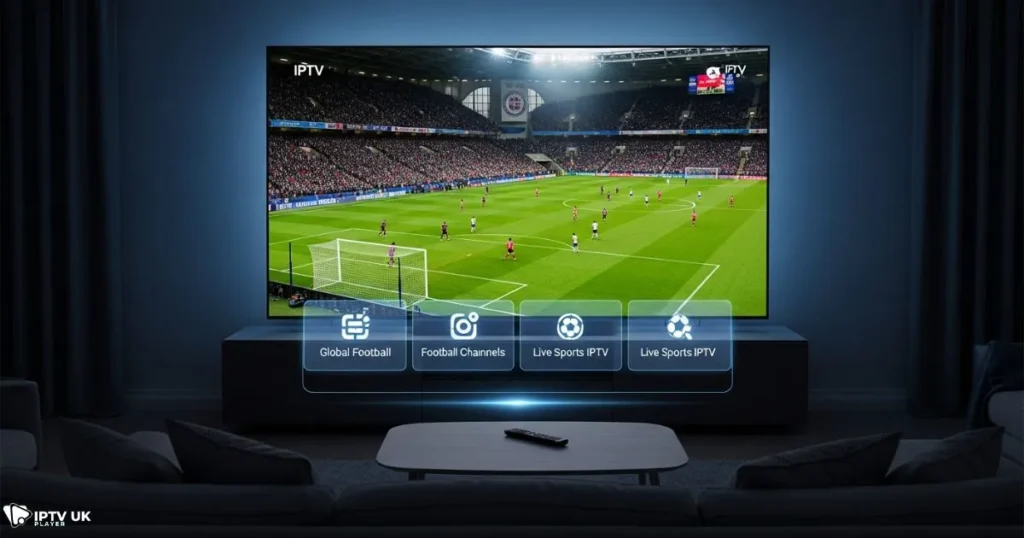 live sports IPTV setup streaming UK football in high quality