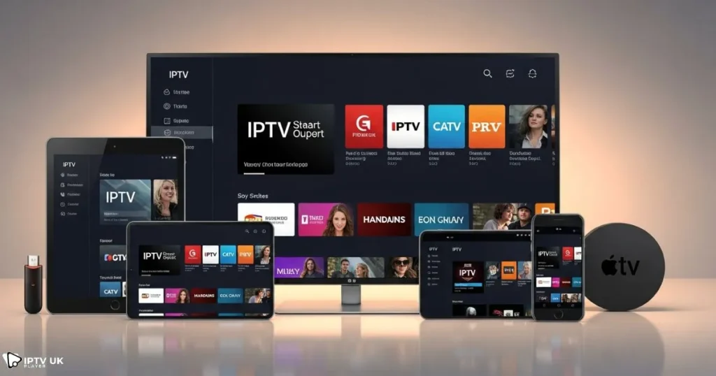 Best IPTV service UK displayed across multiple devices for seamless streaming.
