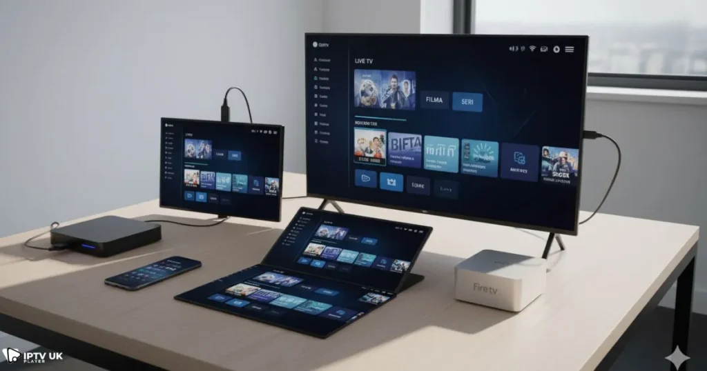 Compatible devices used for installing the albkanale app and IPTV APK Albania