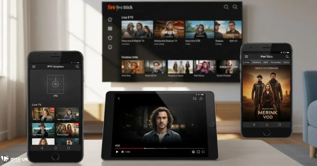 xtream code player apps for iptv xtream setup on different devices
