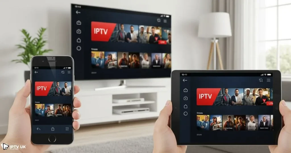 Multi-device IPTV compatibility from the best IPTV provider across smart TV and mobile devices