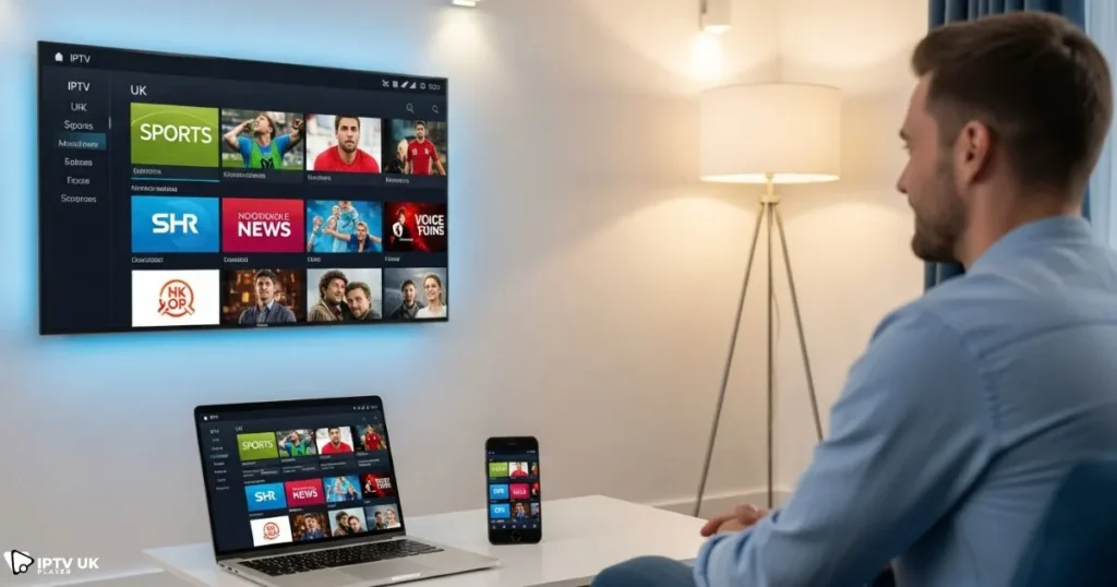 UK IPTV service with stable streaming and multi-device support