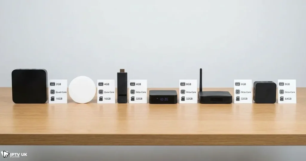 Comparing hardware features to choose the best IPTV box and Android TV box for IPTV