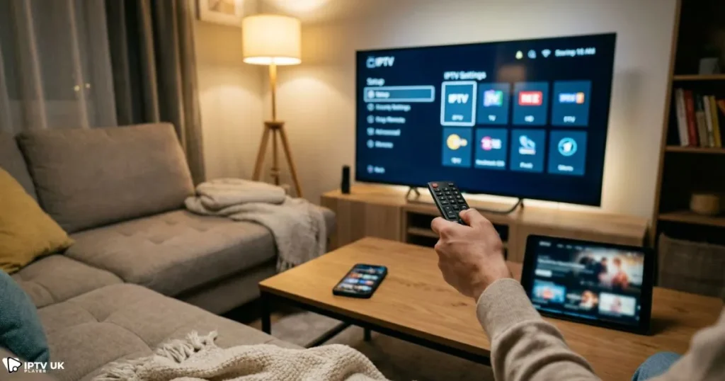 Easy home setup of a low cost IPTV service on multiple devices for flexible streaming