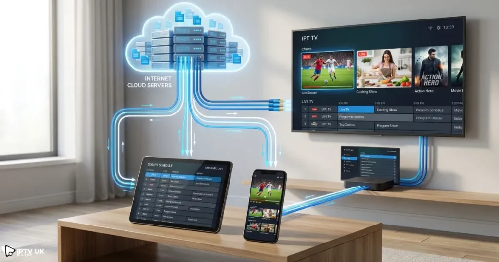How an android app for iptv streams live channels and on-demand content across Android devices