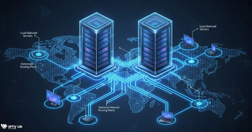 fast IPTV service powered by optimized servers and stable network infrastructure
