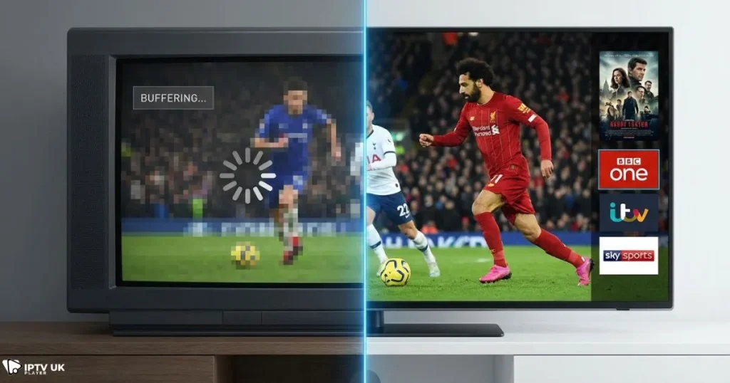 Comparing top UK IPTV providers based on quality, stability, and content