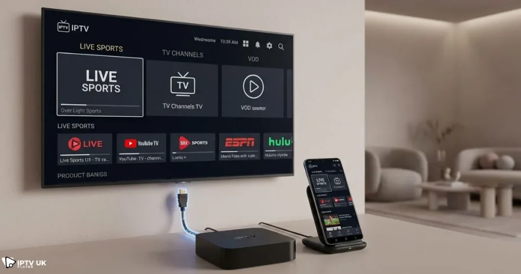 IPTV app for Android with live TV and VOD streaming