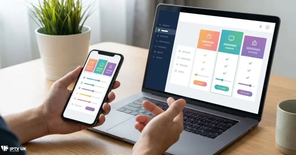 Flexible IPTV subscription UK plans offered by a reliable IPTV provider UK