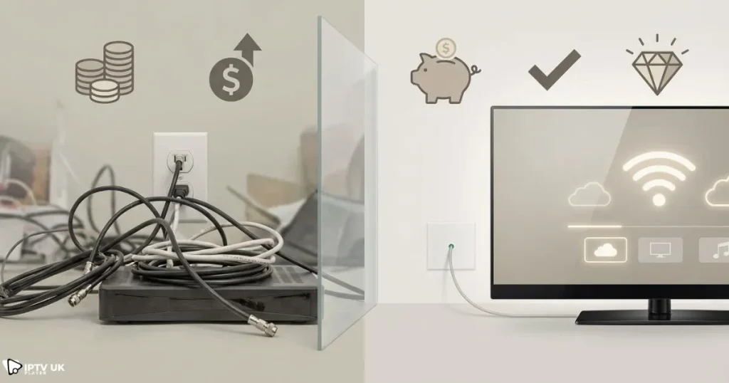 IPTV subscription UK offering better value compared to traditional TV