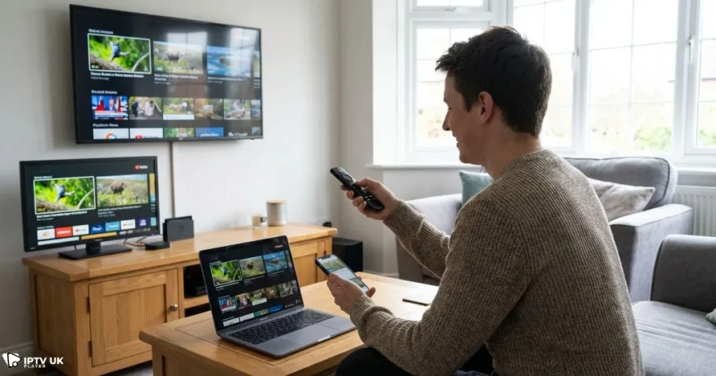 Testing IPTV service using an IPTV test code and IPTV demo access