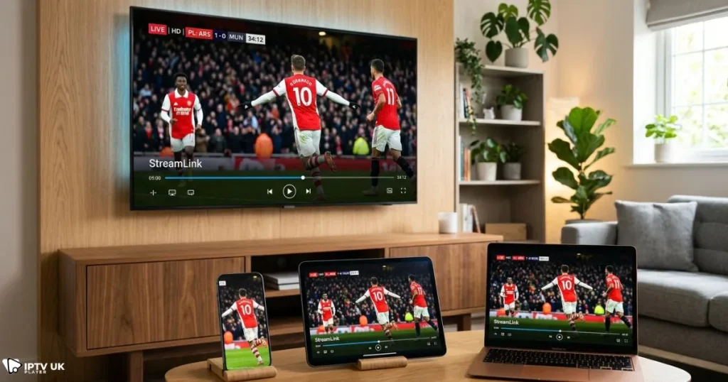 hd iptv streaming on multiple devices including tv phone and laptop