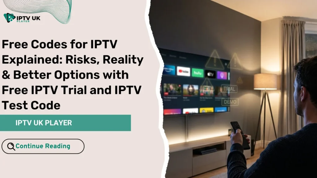 Free codes for IPTV explained with risks and safer alternatives for streaming