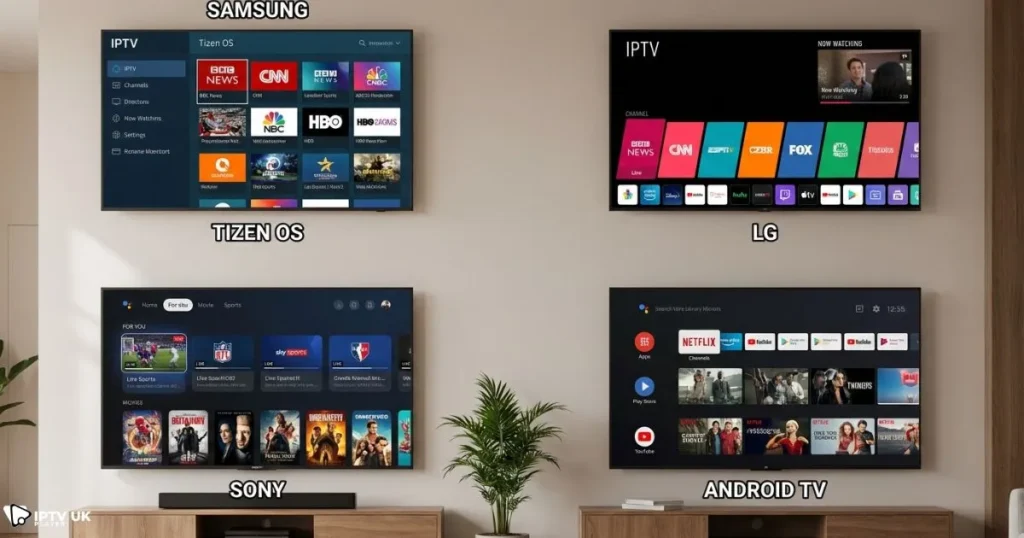smart tv iptv setup across different smart tv brands