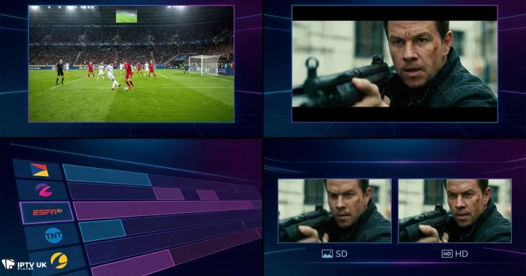best iptv free trial features including live TV and VOD